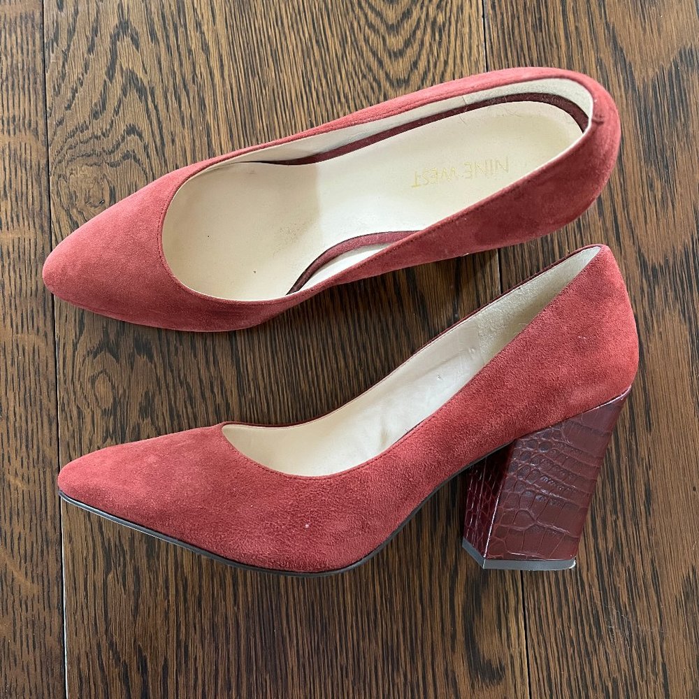 Nine West Sheila Suede Pumps